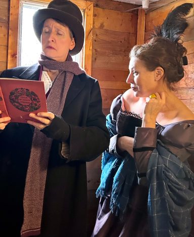 Scrooge and Mrs Fezziwig